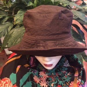Brown Suede Hat